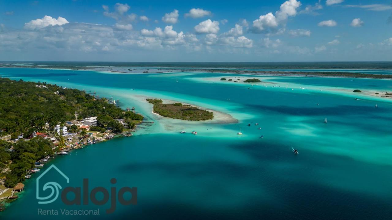 Villa Xtohil With Private Access To The Magic 7 Colors Lagoon Bacalar Exterior foto