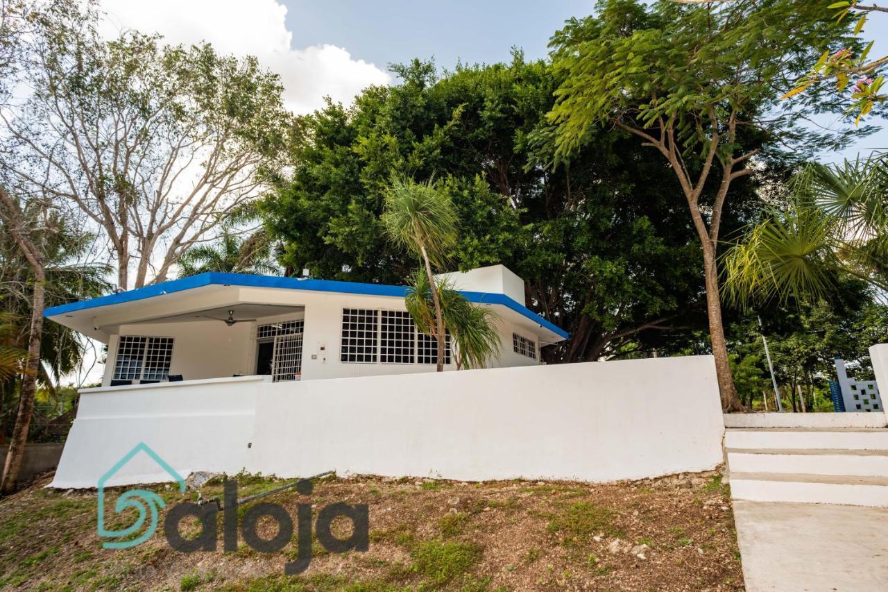 Villa Xtohil With Private Access To The Magic 7 Colors Lagoon Bacalar Exterior foto