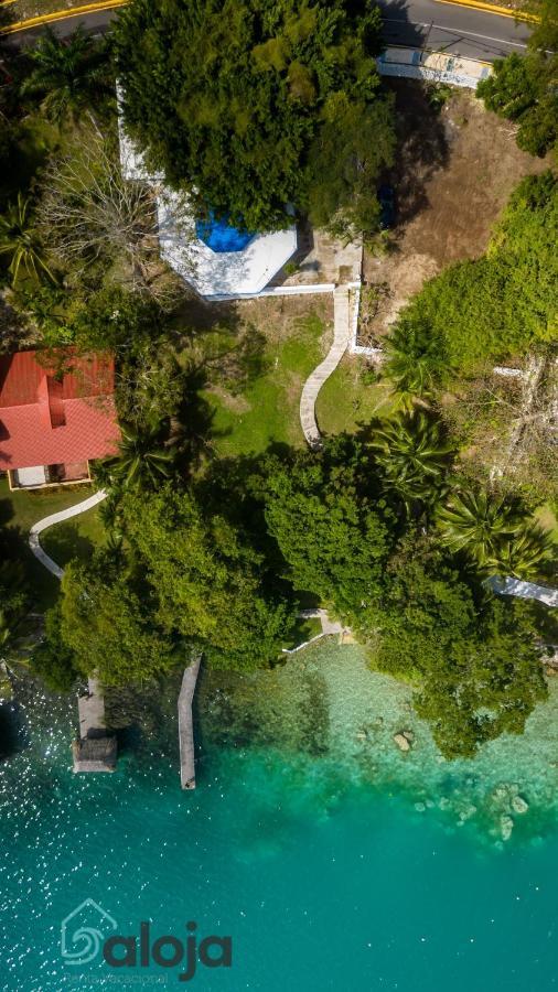 Villa Xtohil With Private Access To The Magic 7 Colors Lagoon Bacalar Exterior foto